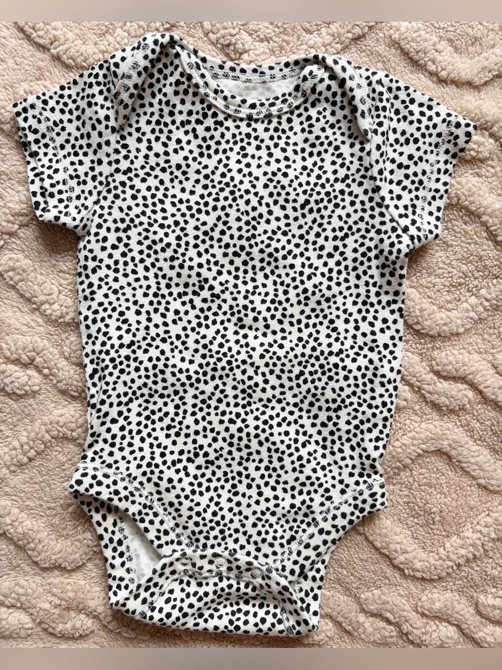 Baby Girl 3-6M Onesie Bundle - Short Sleeve Bodysuits Bebe John Deere, Lot Of 5